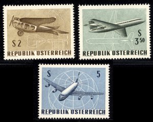 Austria 1968  Scott #C61-3 MNH