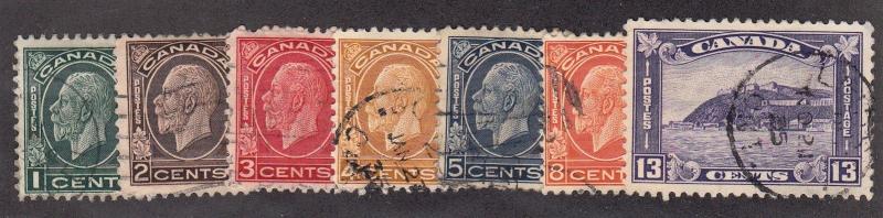 Canada - 1932 - SC 195-201 - Used - Complete set
