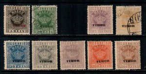 Timor #1//10  Mint  & Used  Scott $75.75   #9 Perf