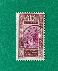 FRENCH GUINEA Scott 73 with Dabola cancel (See description)