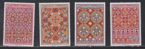 Morocco # 195-198, Cloth Patterns, Mint Hinged, 1/3 Cat.