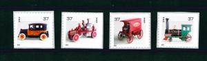 US Scott # 3642a - 3645f .37 Antique Toys 2003, SA Set of 4 Singles