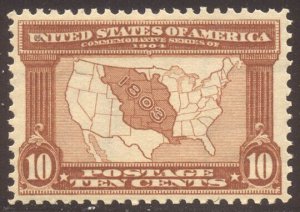 U.S. #327 Mint VF/XF NH BEAUTY - 1904 10c Louisiana