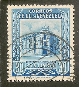 Venezuela  Scott 656  Post Office   Ussed