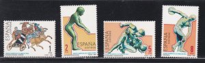 Spain # 2384-2387, Los Angeles Summer Olympics, Mint NH