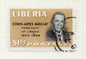 Liberia 1956 Early Issue Fine Used $1. NW-174574