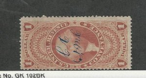 United States, Postage Stamp, #R66c Used, 1862 Revenue