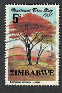 Zimbabwe #442 used single