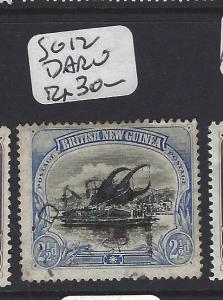 PAPUA  (PP1805B) LAKATOI, BOAT  2 1/2D  SG 12    DARU  VFU