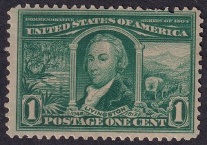 #323 Mint OG, Fine (CV $22.5 - ID29162) - Joseph Luft