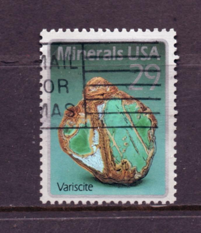 Scott # 2702 used   Mineral  Variscite