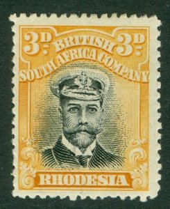 SG 223 Rhodesia 3d black & orange-yellow. Fine used