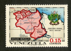 VENEZUELA 982 MNH BIN .40 MAP