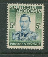 Southern Rhodesia SG 52 MLH