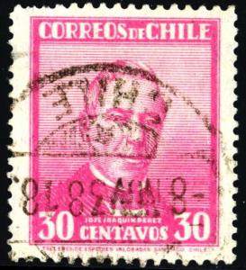 CHILE #185 - USED - 1934 - CHILE024