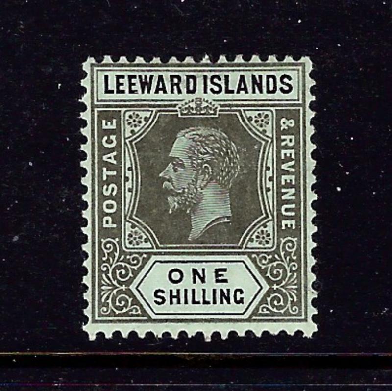 Leeward Is 54 MLH 1912 issue number penciled on gum