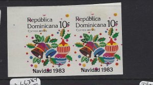 Dominican Republic SC 397 Imperf Pair MNH (3gmx)