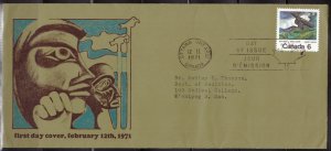 F2120   CANADA   FDC # 532      Emily Carr - Big Raven