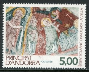 French Colony 1988 Andorra Painting of St Stephen Sc # 369 MNH H280 ⭐⭐