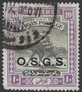 Sudan   O-2  1906  10p   fine  used