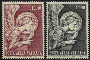 Vatican City #C53-4 MNH Set - Archangel Gabriel by Fra Angelico