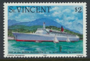 St. Vincent  SC# 665  MNH Cruise Ships 1982  see detail & scan