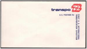 SC#U565 8¢ Transpo 72' Envelope Entire Unused