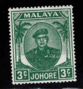 Malaya Jahore Scott 132 MH* Hinge Remnant in gum