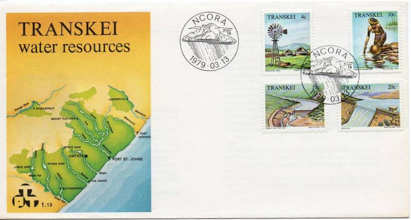 Transkei   Scott  58-61  First Day Cover