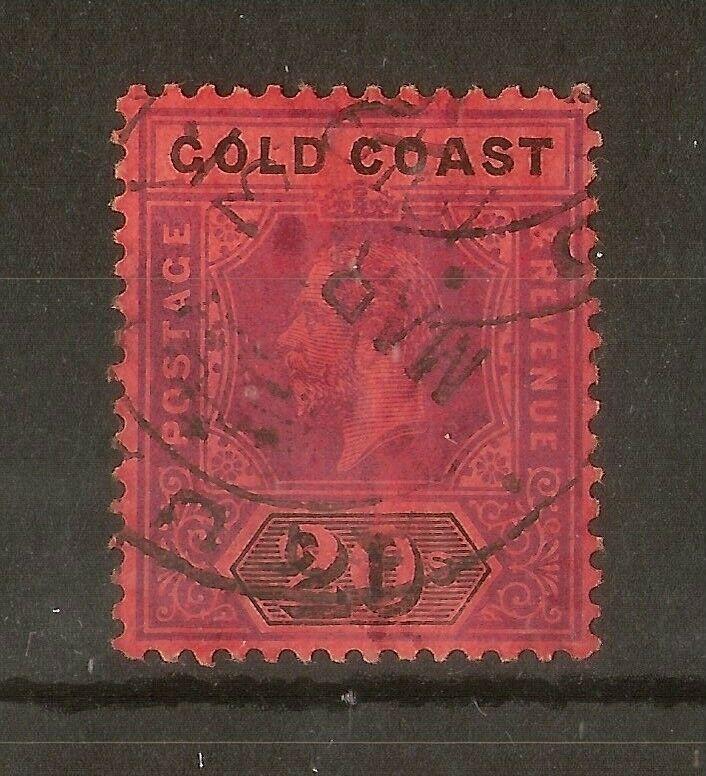 Gold Coast 1913 GV 20/- SG84 Fine Used Cat£120