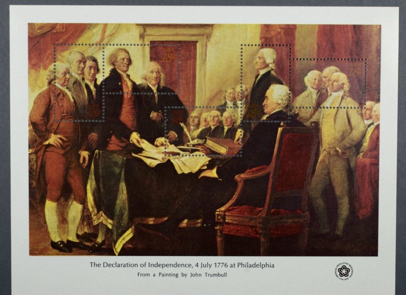 United States #1687 MNH XF Declaration of Independence Sheet