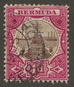 Bermuda (1902) - Scott # 29.   Used