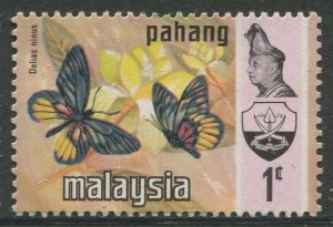 STAMP STATION PERTH Pahang #90 Butterflies & Sultan Abu Bakar MVLH 1971