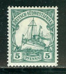 German South West Africa Scott # 27, mint hr