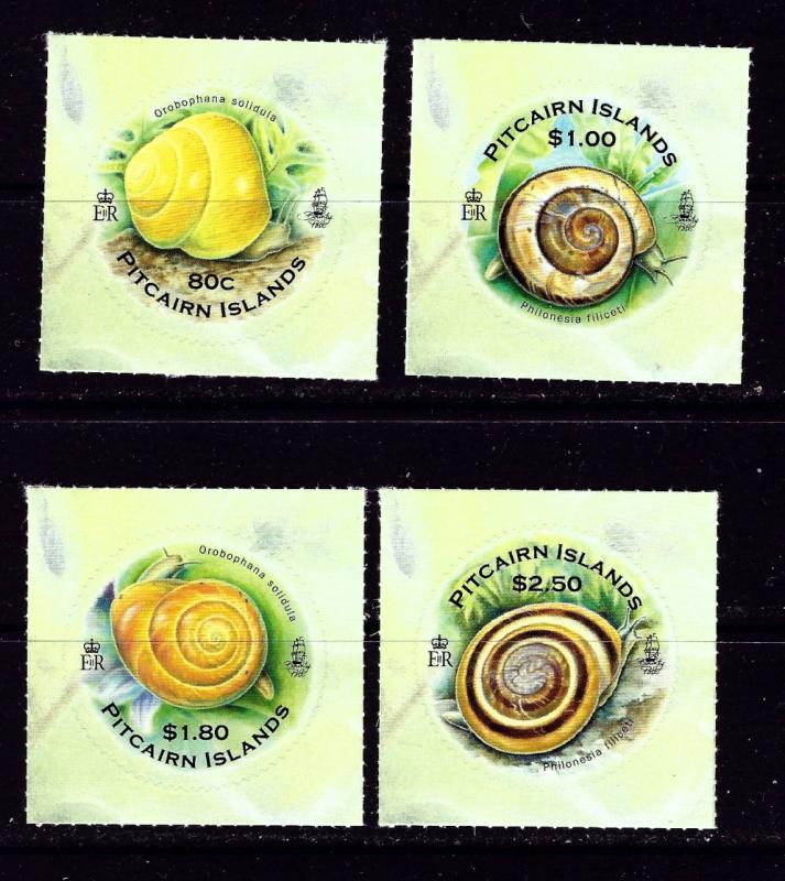 Pitcairn Is 707-10 MNH 2010 Snails