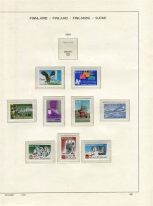 FINLAND; 1970 Lovely MINT MNH UNMOUNTED small lot of issues