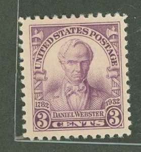 United States #725 Unused Single