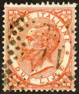 Italy Stamps # 33 Used VF Scott Value $90.00