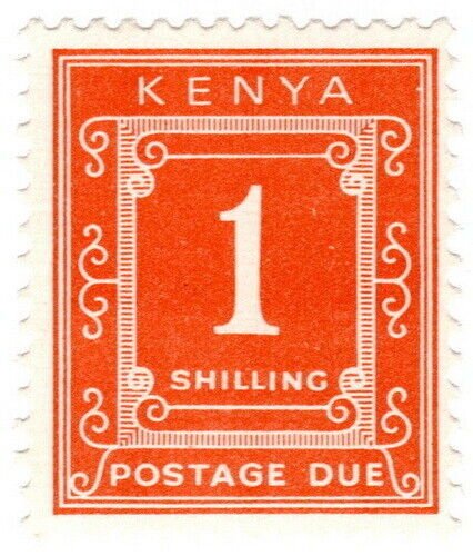 (I.B) KUT Postal : Kenya Postage Due 1c