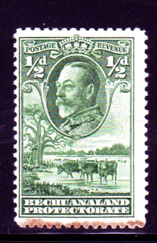 BECHUANALAND  PROTECTORATE #105  1932  1/2p  GEORGE V    MINT  VF LH  O.G