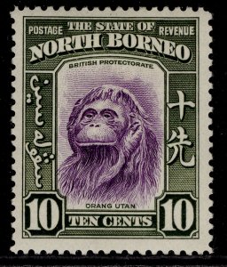 NORTH BORNEO GVI SG309, 10c violet & bronze-green, M MINT. Cat £42.