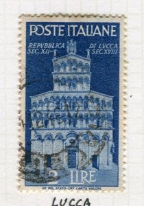 ITALY; 1946 early Republics Pictorial issue fine used 2L. value