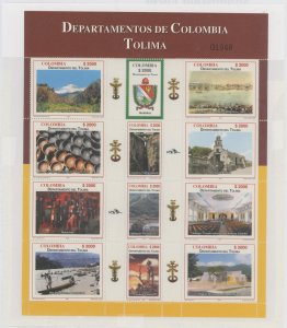 Colombia #1225 Mint (NH) Souvenir Sheet