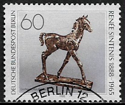 Germany: Berlin #9N570 Used Stamp - Bronze Sculpture