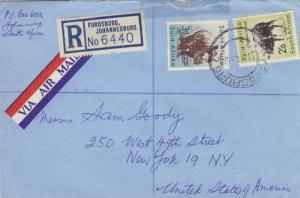 1957, Johannesburg, South Africa to New York, NY, See Remark (21689)