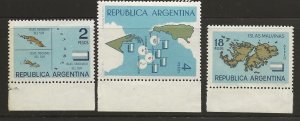 ARGENTINA   SC #  757 - 8   CB02    MNH