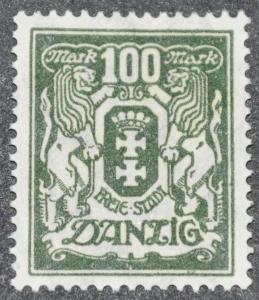 DYNAMITE Stamps: Danzig Scott #114  UNUSED
