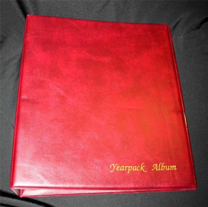 Yearpack 4 RING Dark Red/Maroon BINDER Album #C772