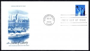 USA Sc# 3453 (ArtCraft) FDC (Washington, DC) 2000 12.15 Statue of Liberty Coil