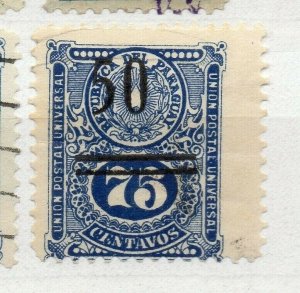 Paraguay 1920 Early Issue Fine Mint Hinged 50c. Surcharged NW-175632